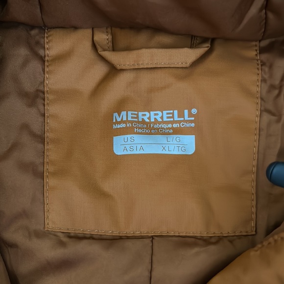 Merrell Women’s Fallon 4.0 Colorblock Hooded Insulated Rain Zip Jacket size L - Picture 12 of 14